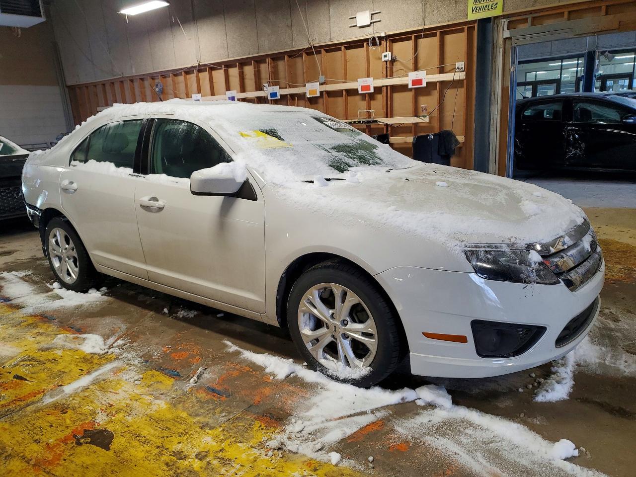 2012 Ford Fusion Se White vin: 3FAHP0HA7CR239910