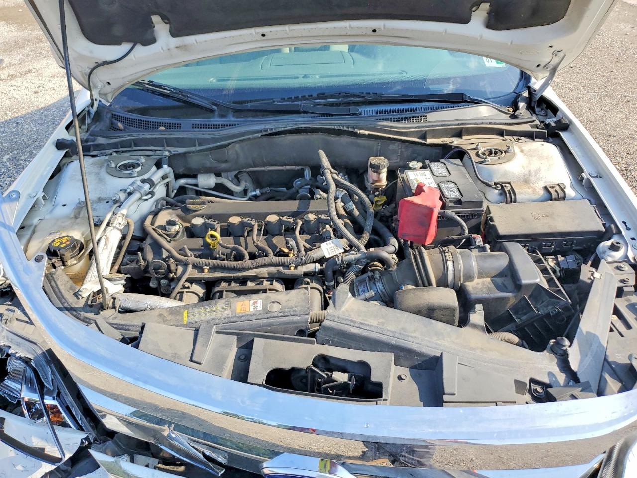 2012 Ford Fusion Se White vin: 3FAHP0HA7CR254696