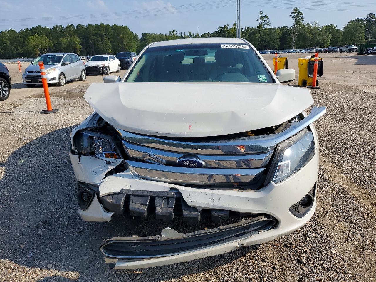 2012 Ford Fusion Se White vin: 3FAHP0HA7CR254696