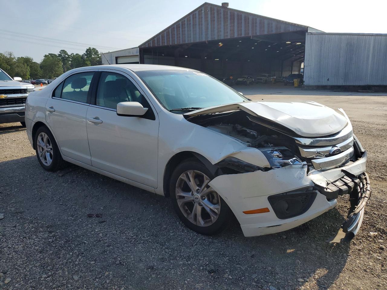 2012 Ford Fusion Se White vin: 3FAHP0HA7CR254696