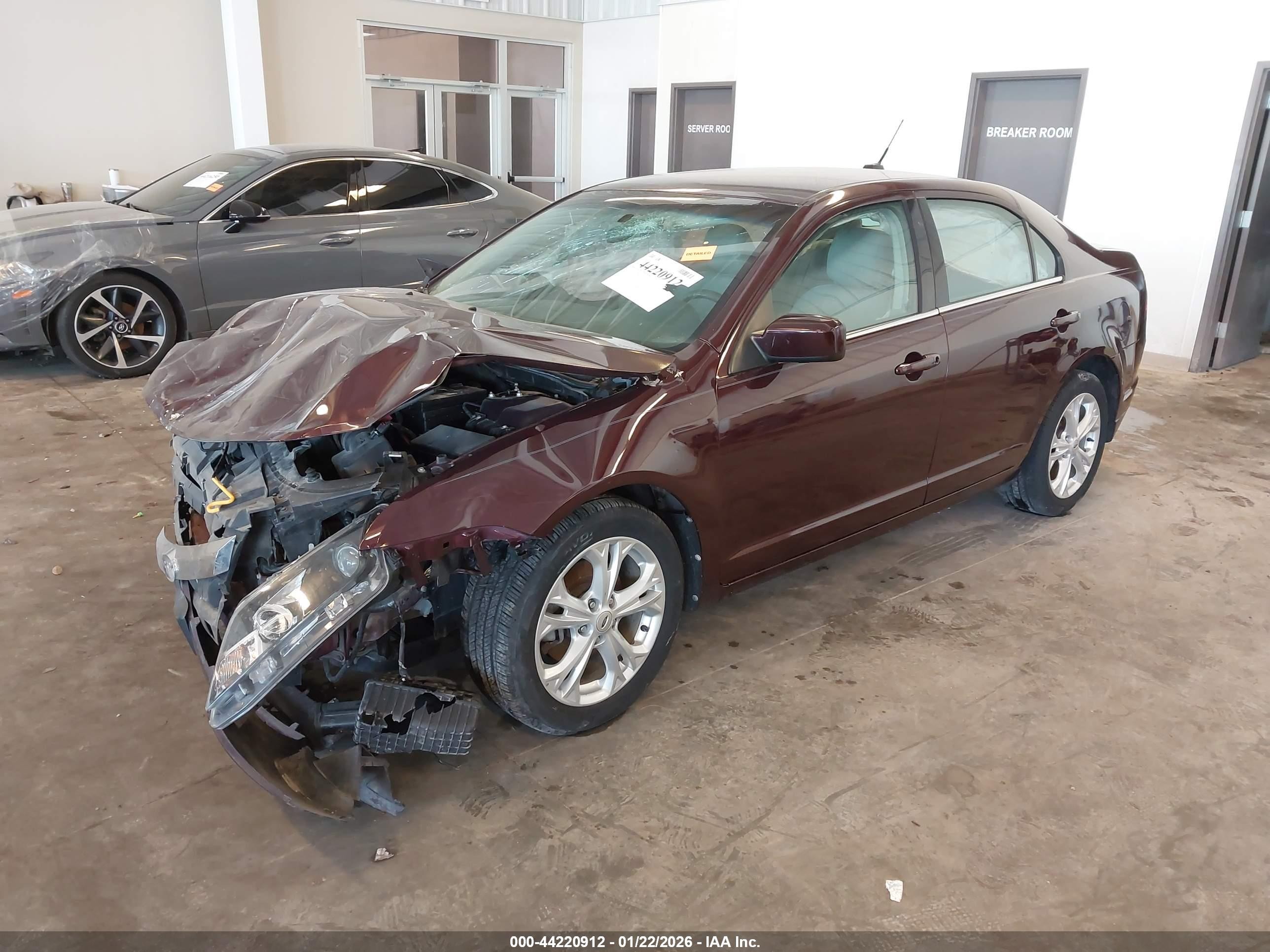 2012 Ford Fusion Se Бордовый vin: 3FAHP0HA7CR283471