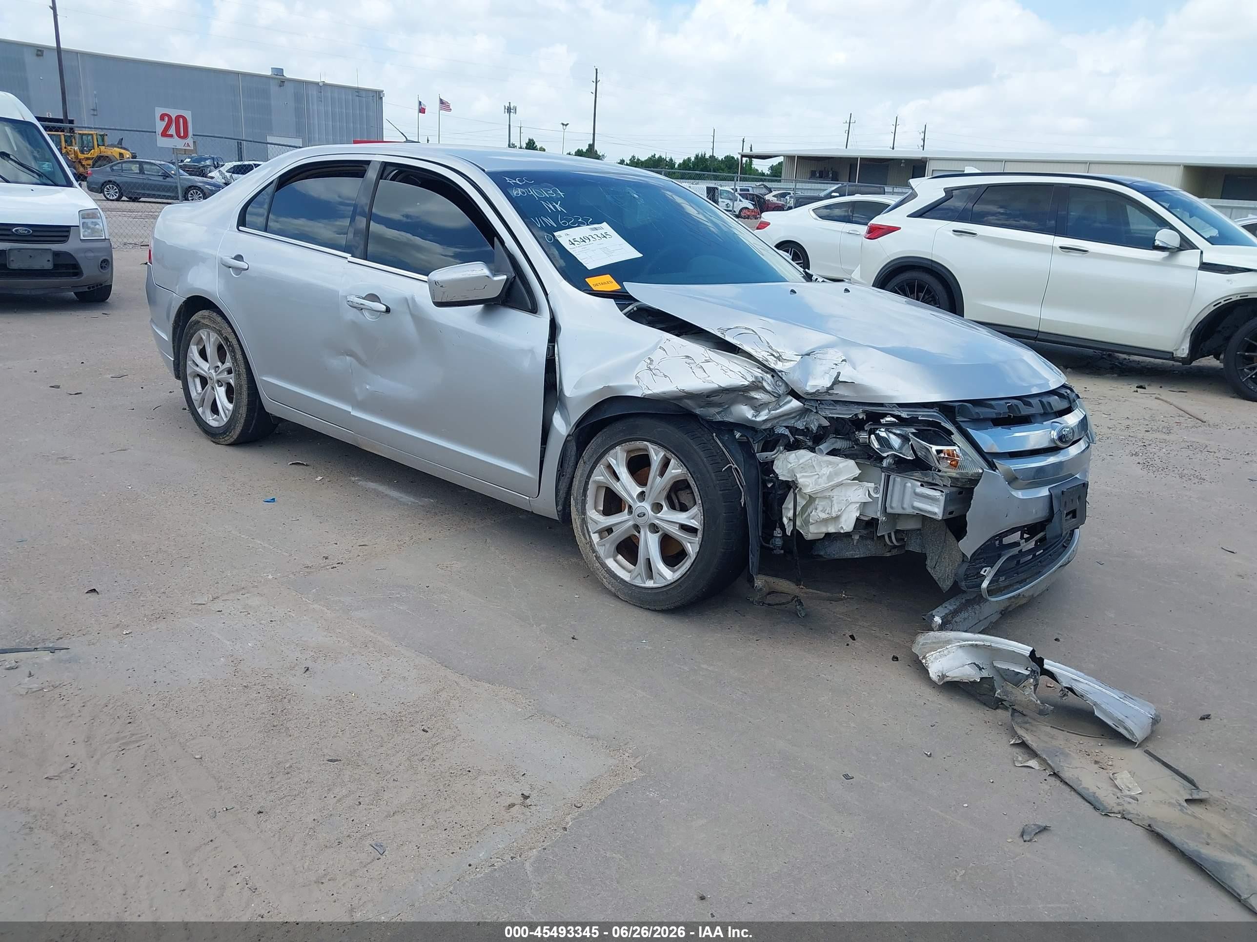 2012 Ford Fusion Se Silver vin: 3FAHP0HA7CR306232