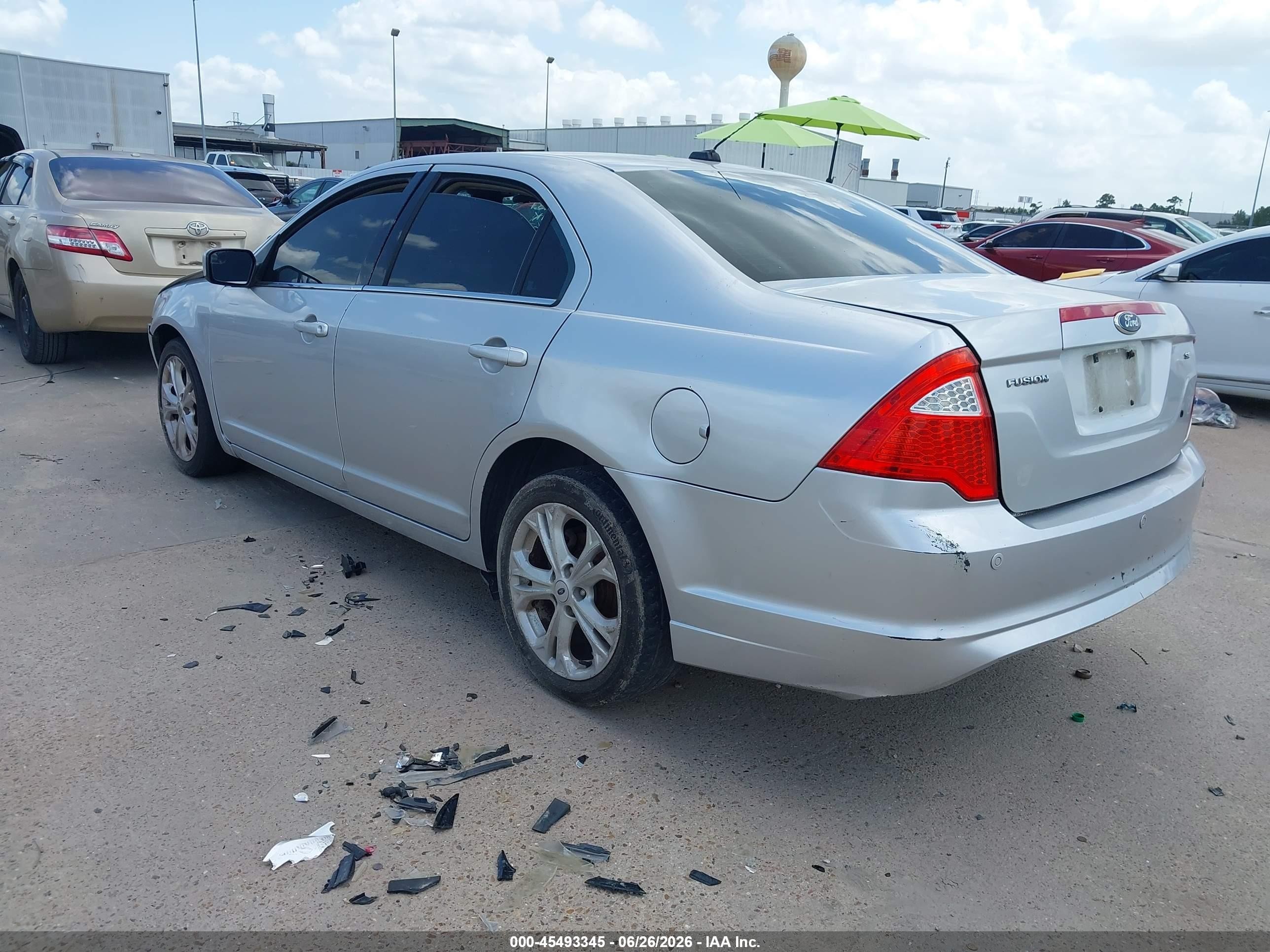 2012 Ford Fusion Se Silver vin: 3FAHP0HA7CR306232