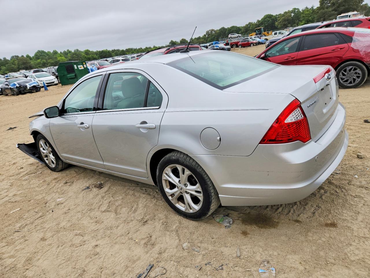 2012 Ford Fusion Se Silver vin: 3FAHP0HA7CR309258