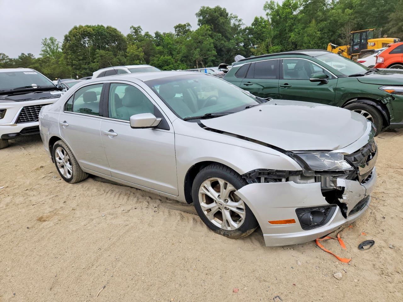 2012 Ford Fusion Se Silver vin: 3FAHP0HA7CR309258