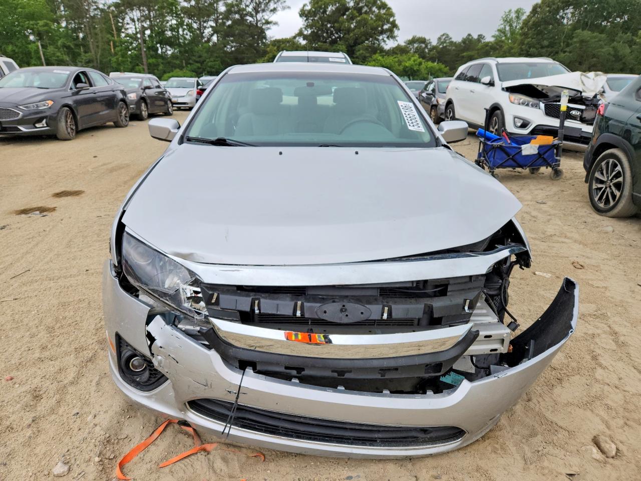 2012 Ford Fusion Se Silver vin: 3FAHP0HA7CR309258