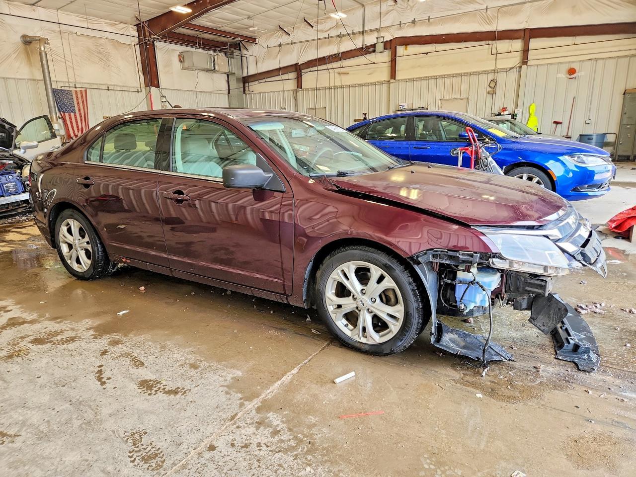 2012 Ford Fusion Se Бордовый vin: 3FAHP0HA7CR319482