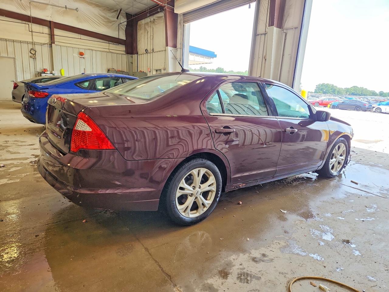 2012 Ford Fusion Se Бордовый vin: 3FAHP0HA7CR319482