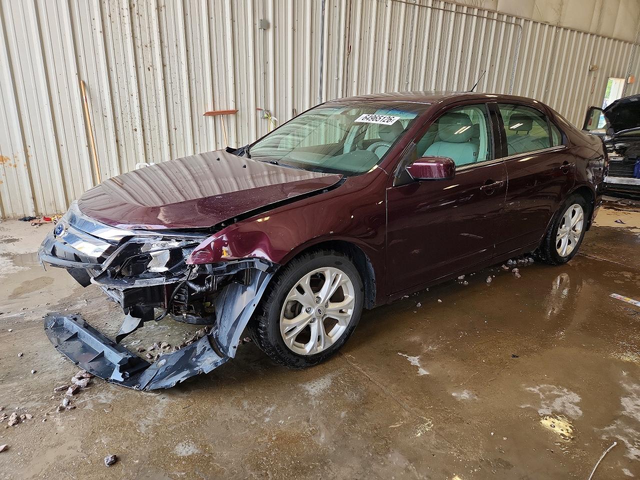 2012 Ford Fusion Se Бордовый vin: 3FAHP0HA7CR319482