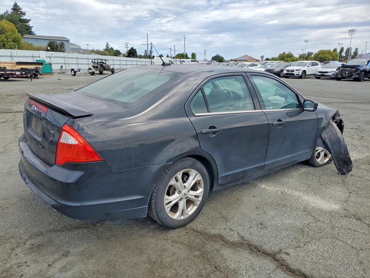2012 Ford Fusion Se Gray vin: 3FAHP0HA7CR368228
