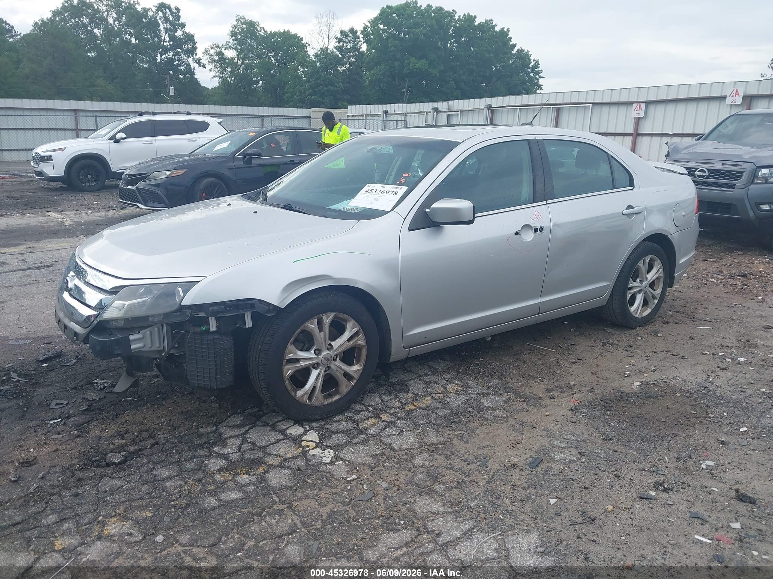 2012 Ford Fusion Se Silver vin: 3FAHP0HA7CR372134