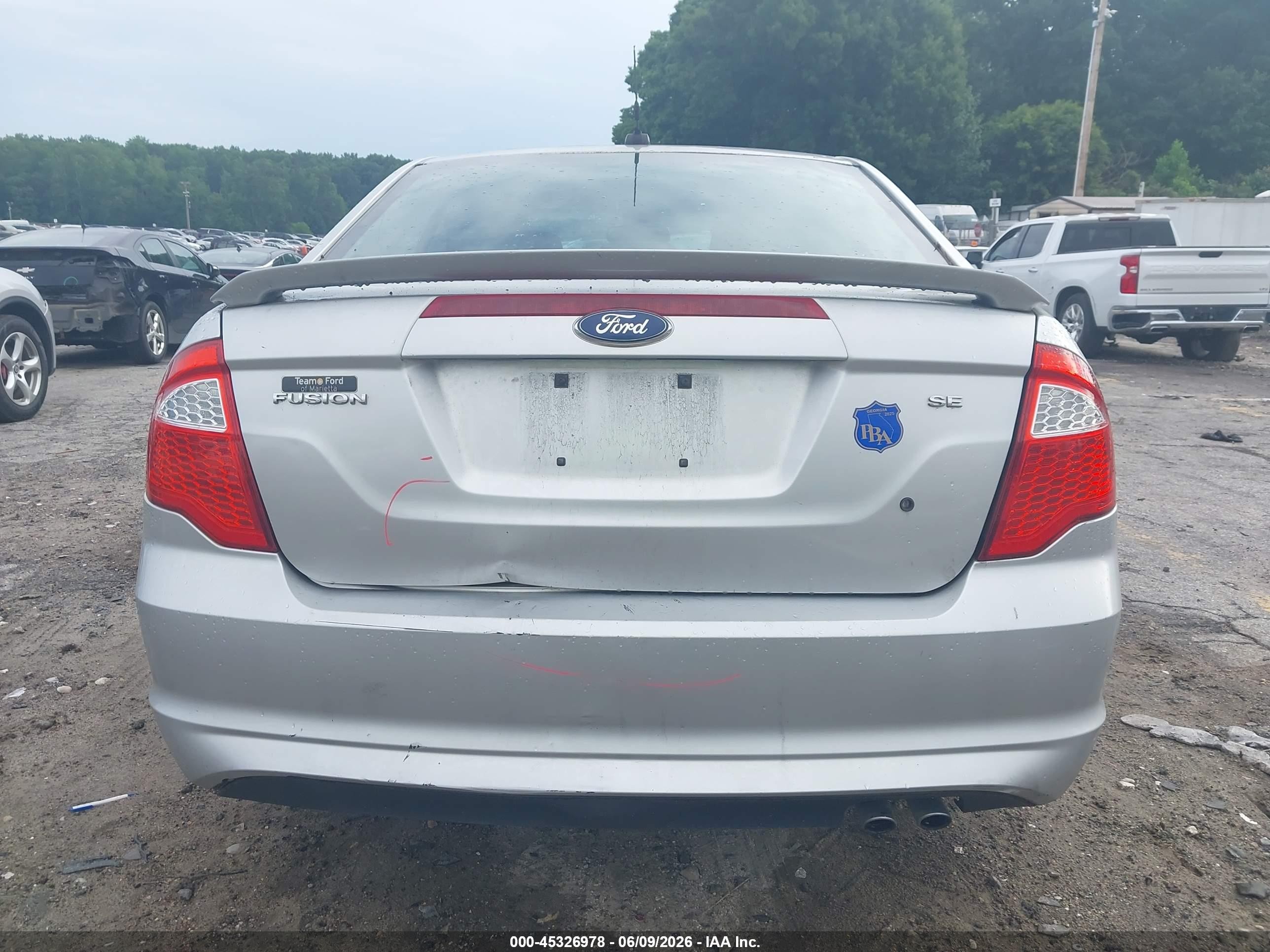 2012 Ford Fusion Se Silver vin: 3FAHP0HA7CR372134