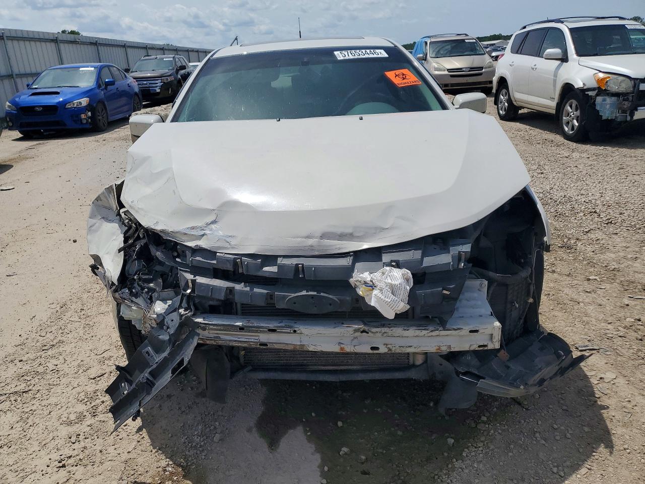 2012 Ford Fusion Se White vin: 3FAHP0HA7CR377009