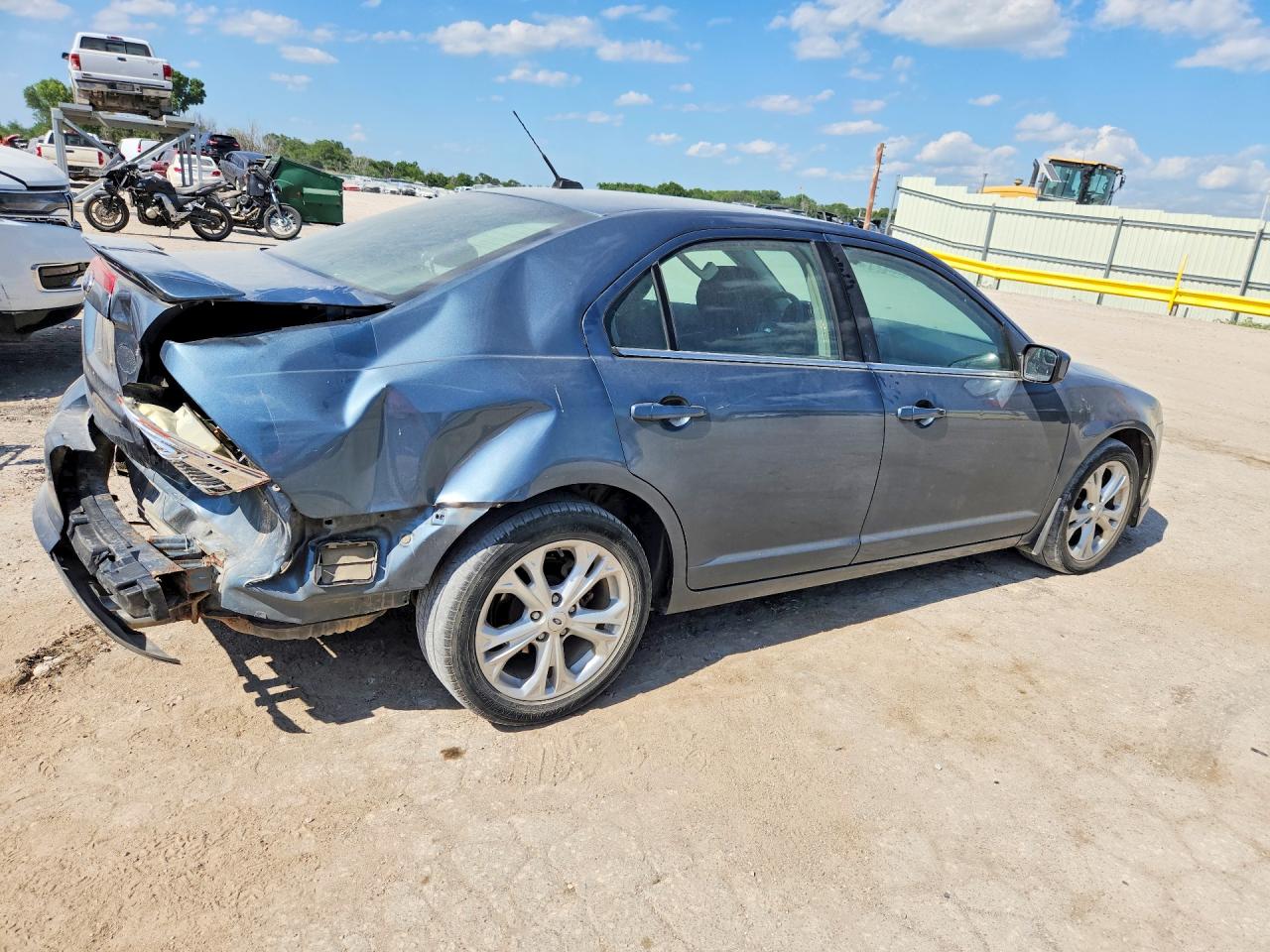 2012 Ford Fusion Blue vin: 3FAHP0HA7CR396319