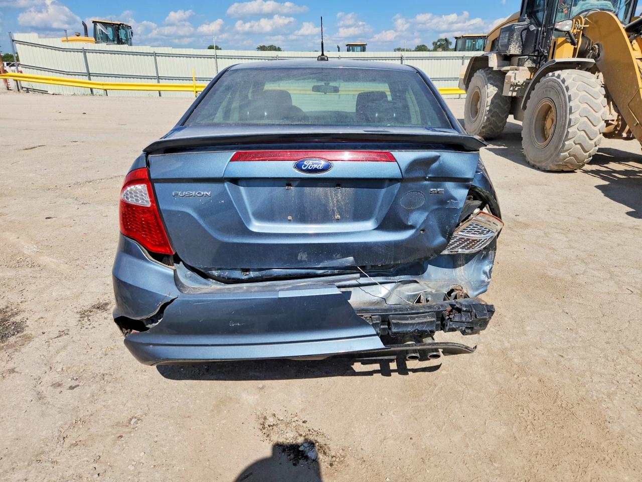 2012 Ford Fusion Blue vin: 3FAHP0HA7CR396319