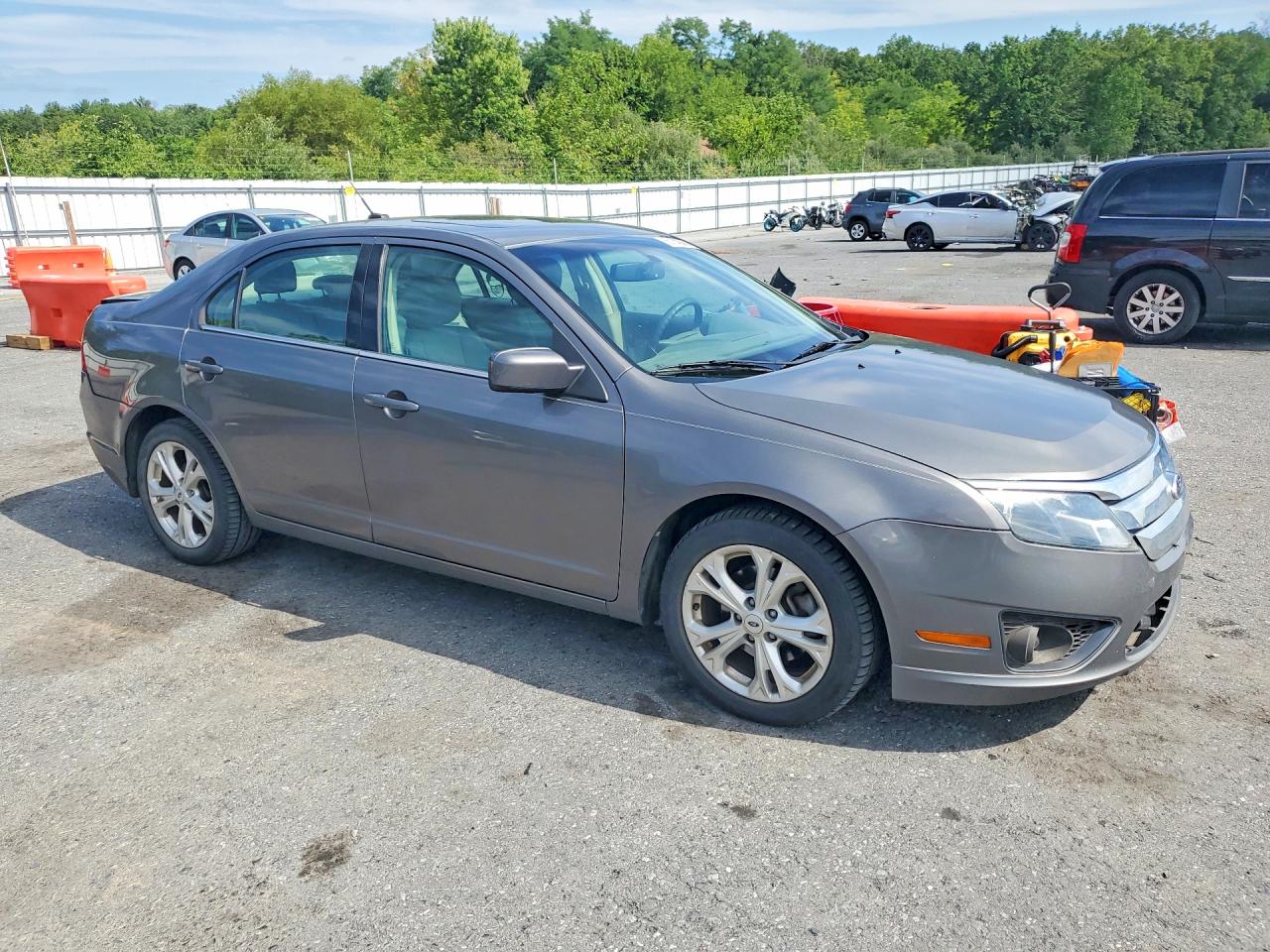 2012 Ford Fusion Se Gray vin: 3FAHP0HA7CR407772