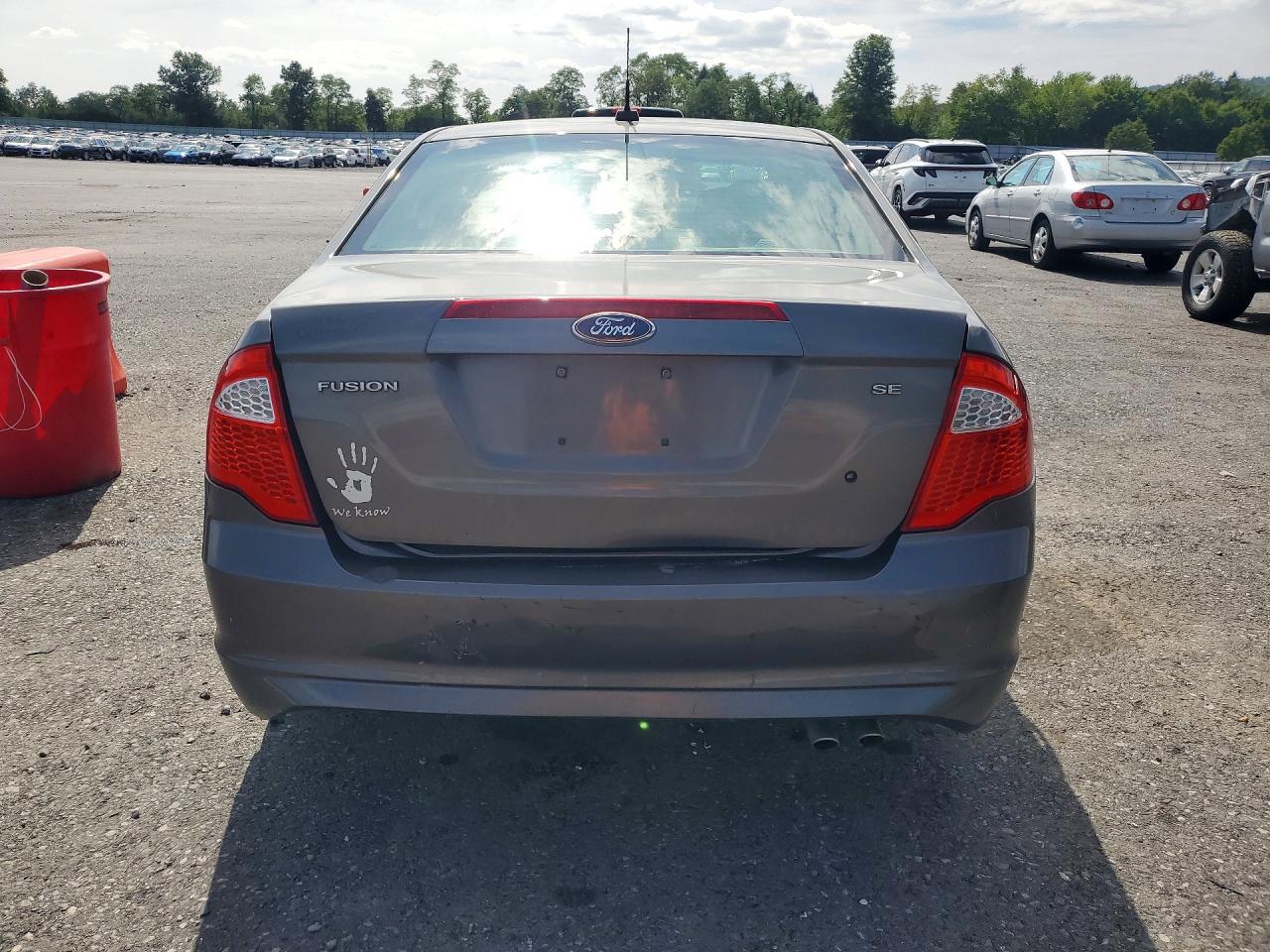 2012 Ford Fusion Se Gray vin: 3FAHP0HA7CR407772
