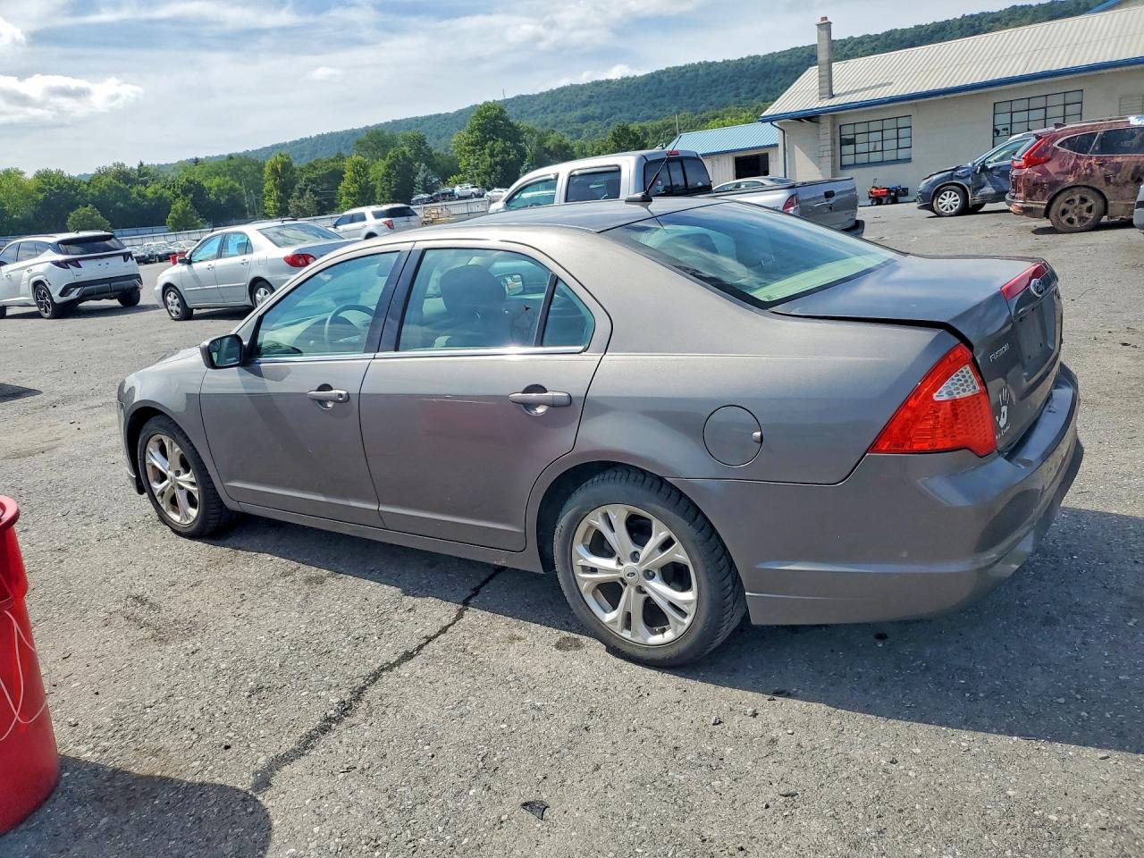 2012 Ford Fusion Se Gray vin: 3FAHP0HA7CR407772
