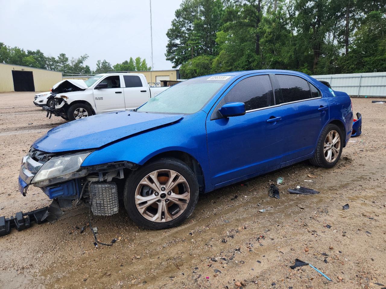 2012 Ford Fusion Se Blue vin: 3FAHP0HA7CR417685
