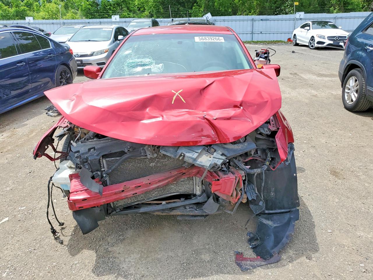 2012 Ford Fusion Se Red vin: 3FAHP0HA7CR423857