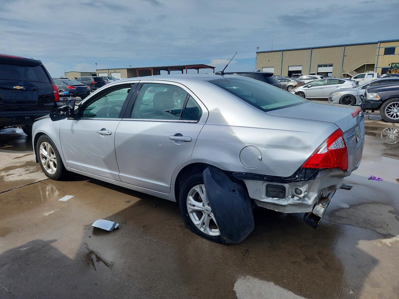 2012 Ford Fusion Se Silver vin: 3FAHP0HA7CR436902