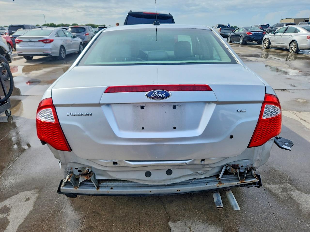 2012 Ford Fusion Se Silver vin: 3FAHP0HA7CR436902