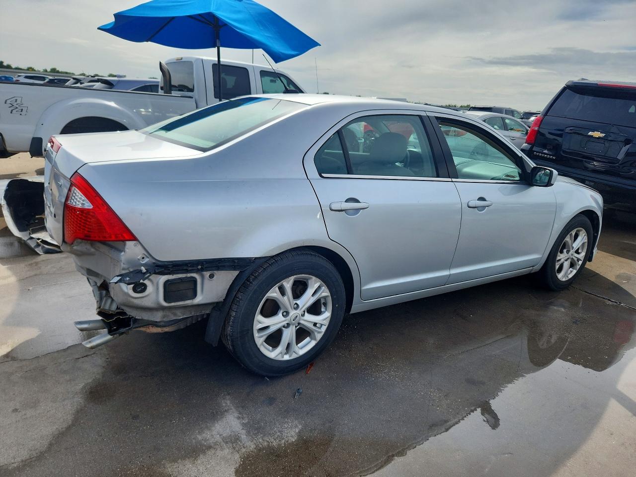 2012 Ford Fusion Se Silver vin: 3FAHP0HA7CR436902