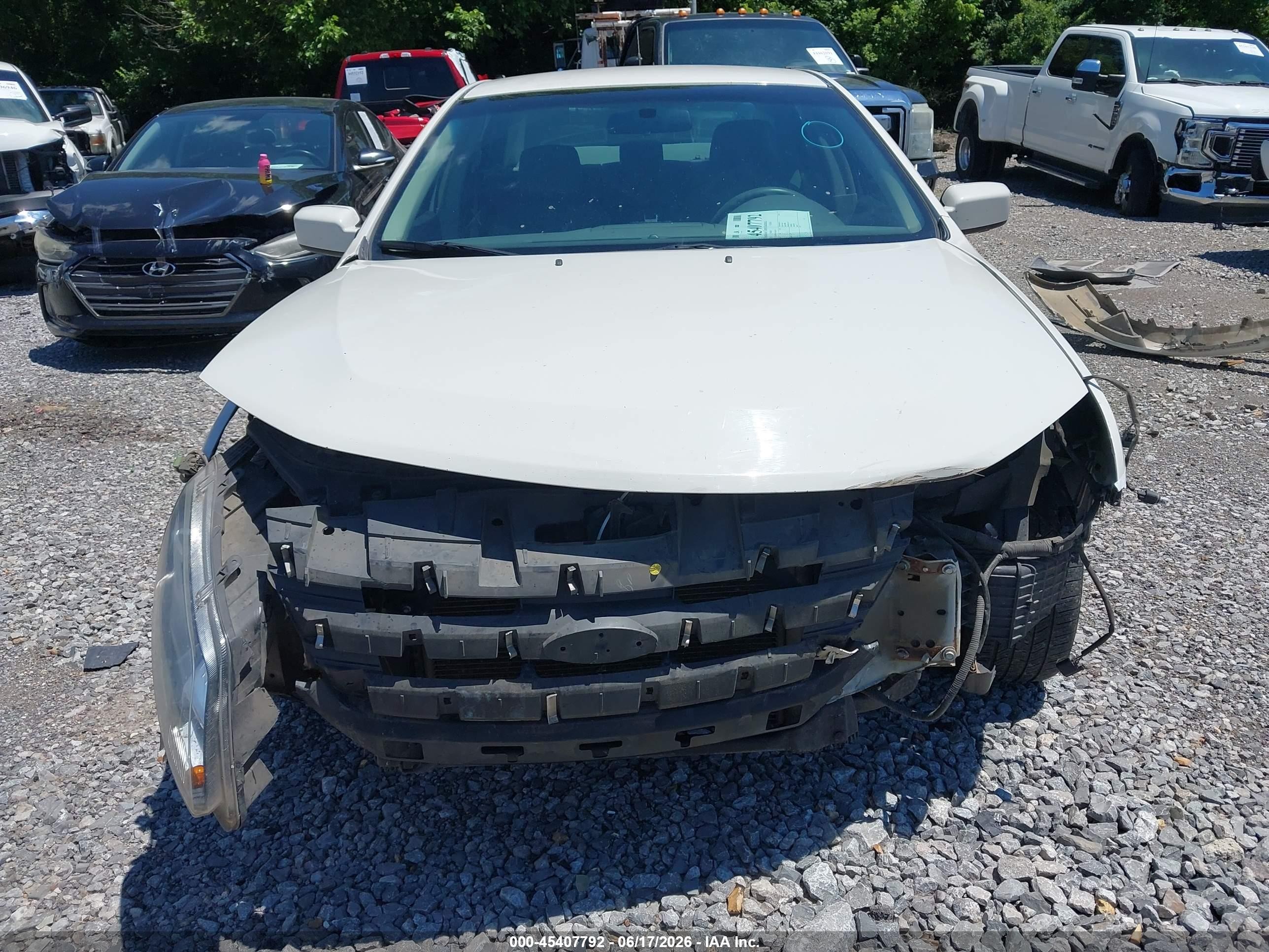 2012 Ford Fusion Se White vin: 3FAHP0HA7CR441209