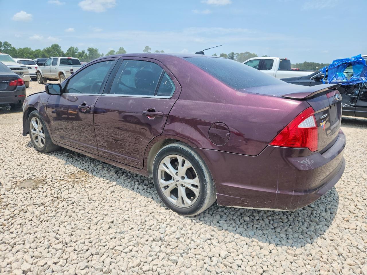 2012 Ford Fusion Se Бордовый vin: 3FAHP0HA7CR449293