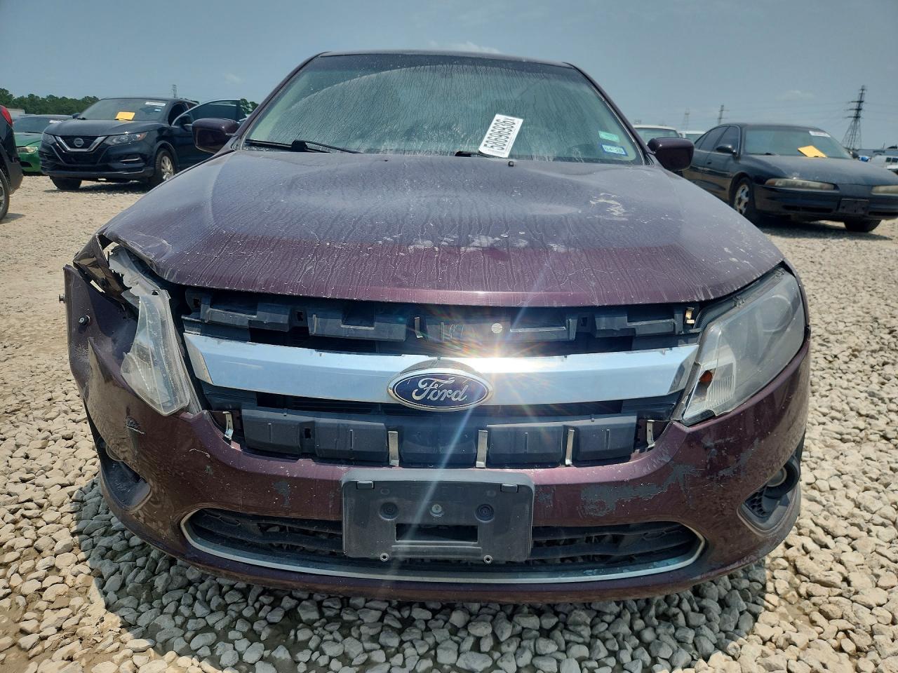 2012 Ford Fusion Se Бордовый vin: 3FAHP0HA7CR449293