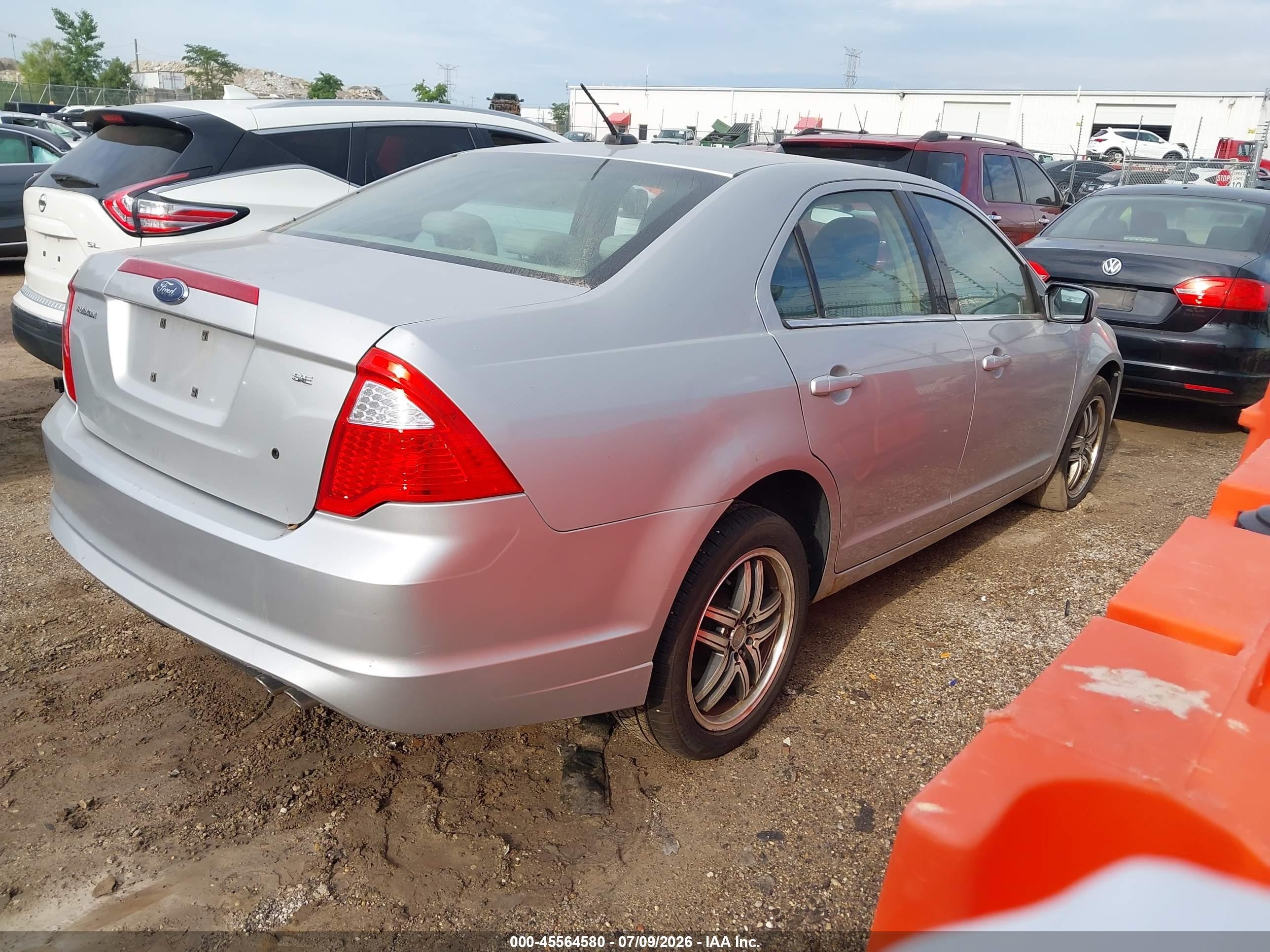 2010 Ford Fusion Se Silver vin: 3FAHP0HA8AR145483