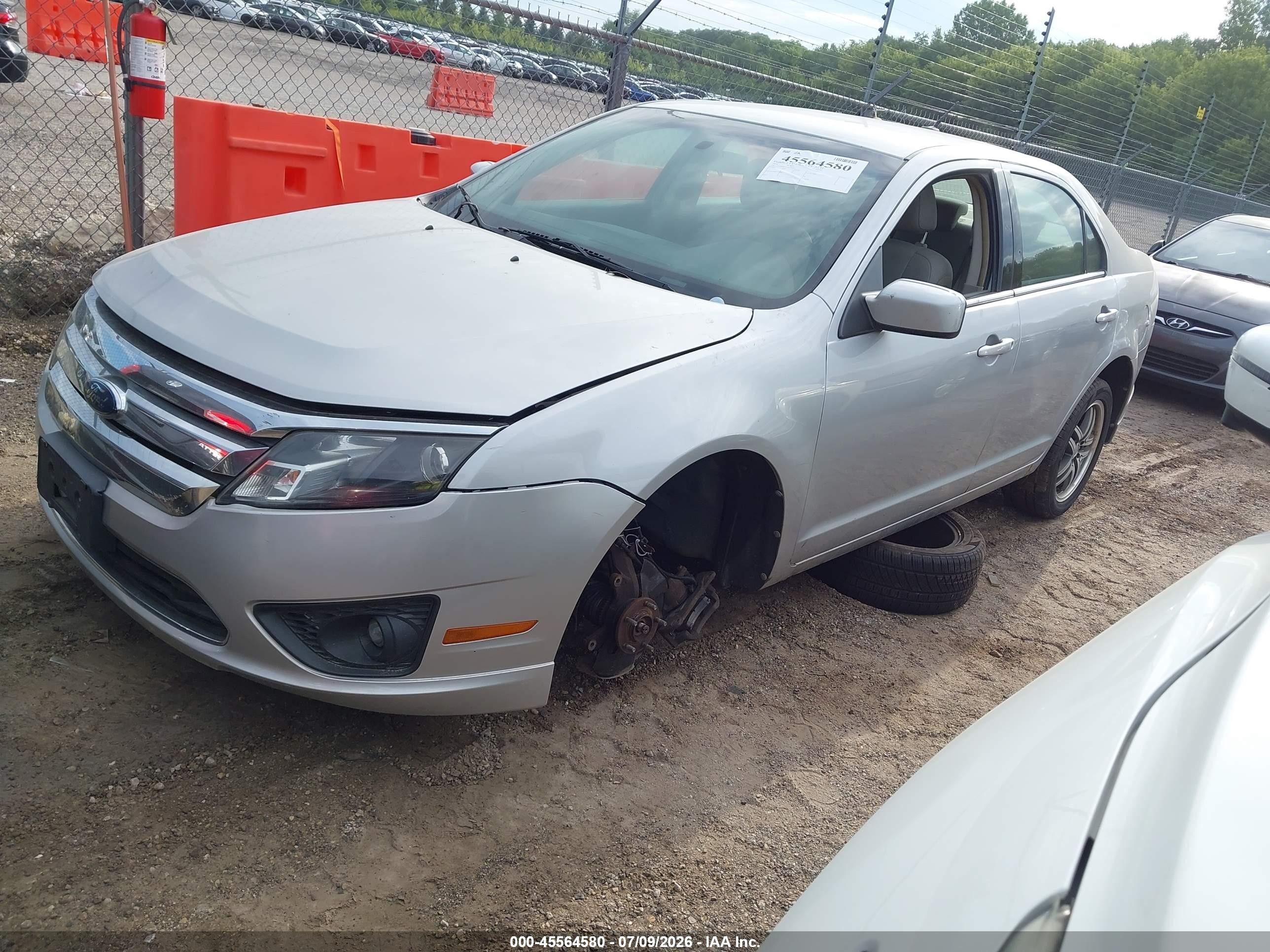 2010 Ford Fusion Se Silver vin: 3FAHP0HA8AR145483