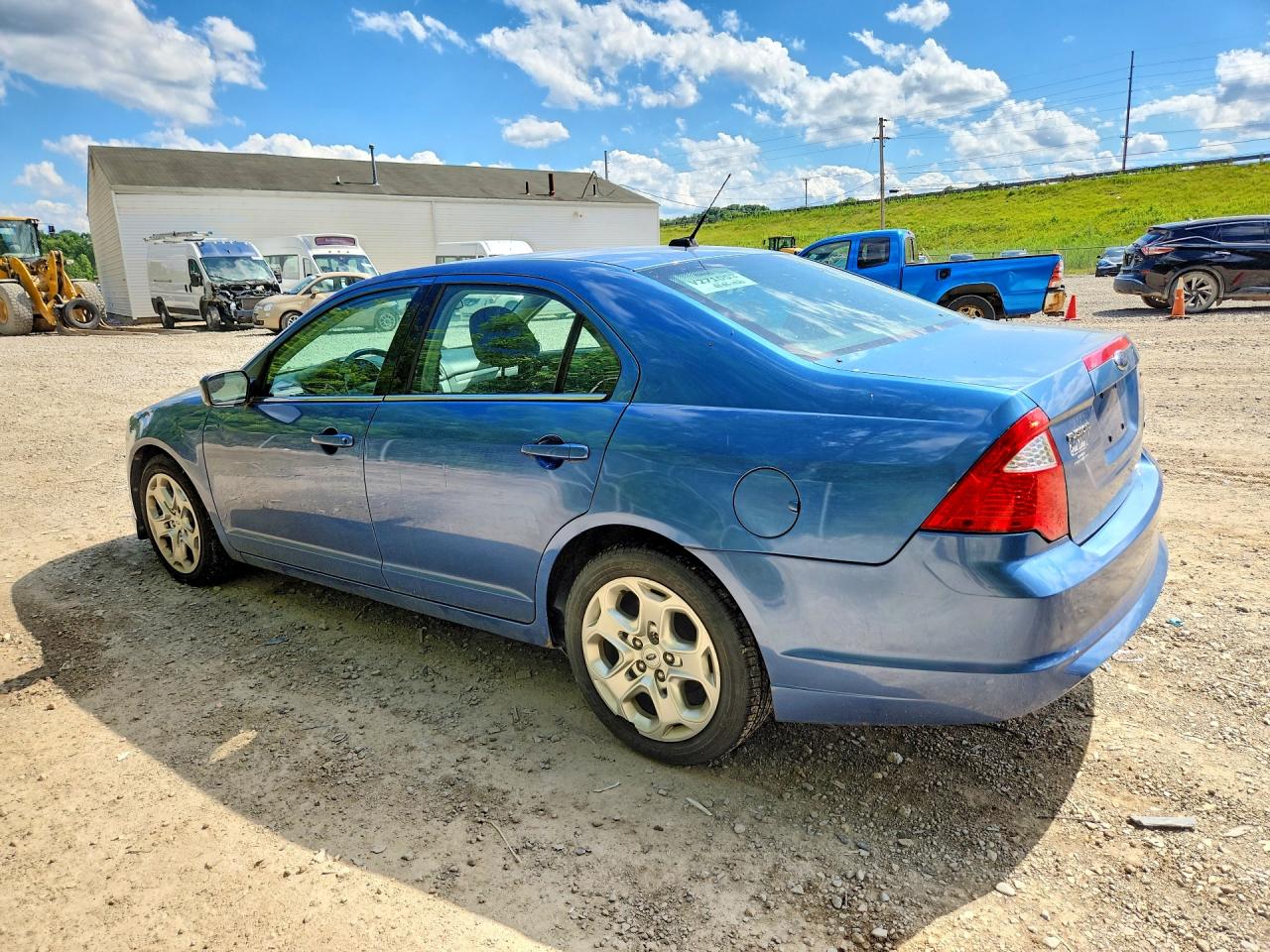 2010 Ford Fusion Se Blue vin: 3FAHP0HA8AR165958