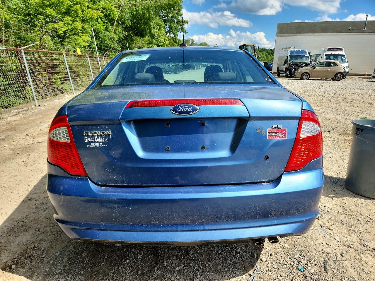 2010 Ford Fusion Se Blue vin: 3FAHP0HA8AR165958