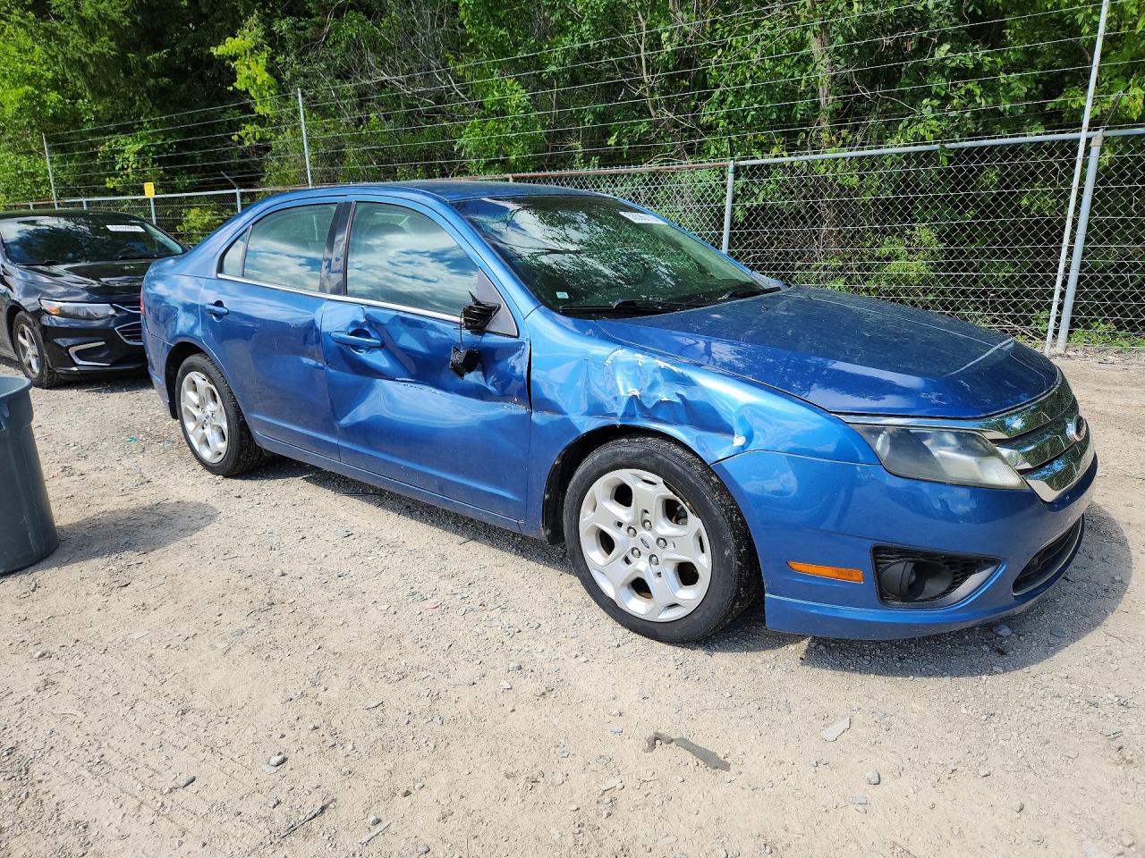 2010 Ford Fusion Se Blue vin: 3FAHP0HA8AR165958