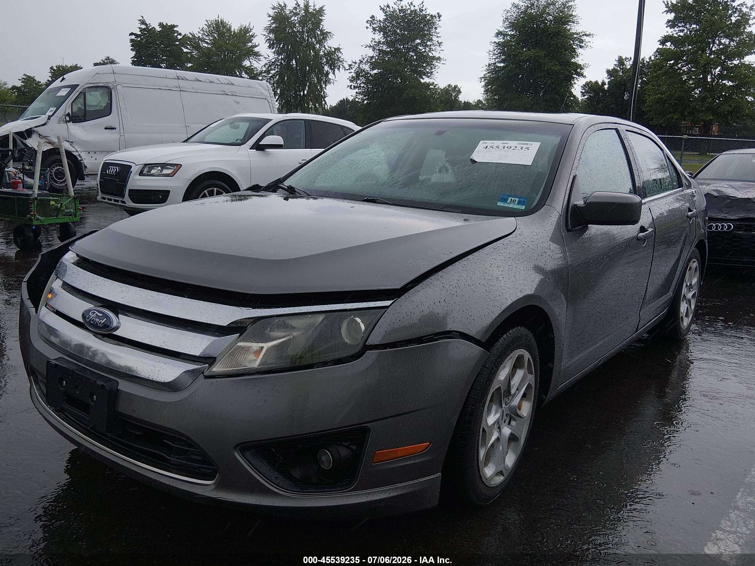 2010 Ford Fusion Se Gray vin: 3FAHP0HA8AR182176