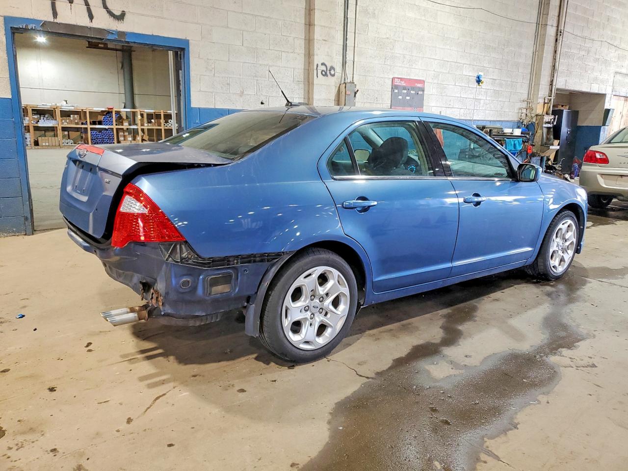 2010 Ford Fusion Se Синий vin: 3FAHP0HA8AR186017