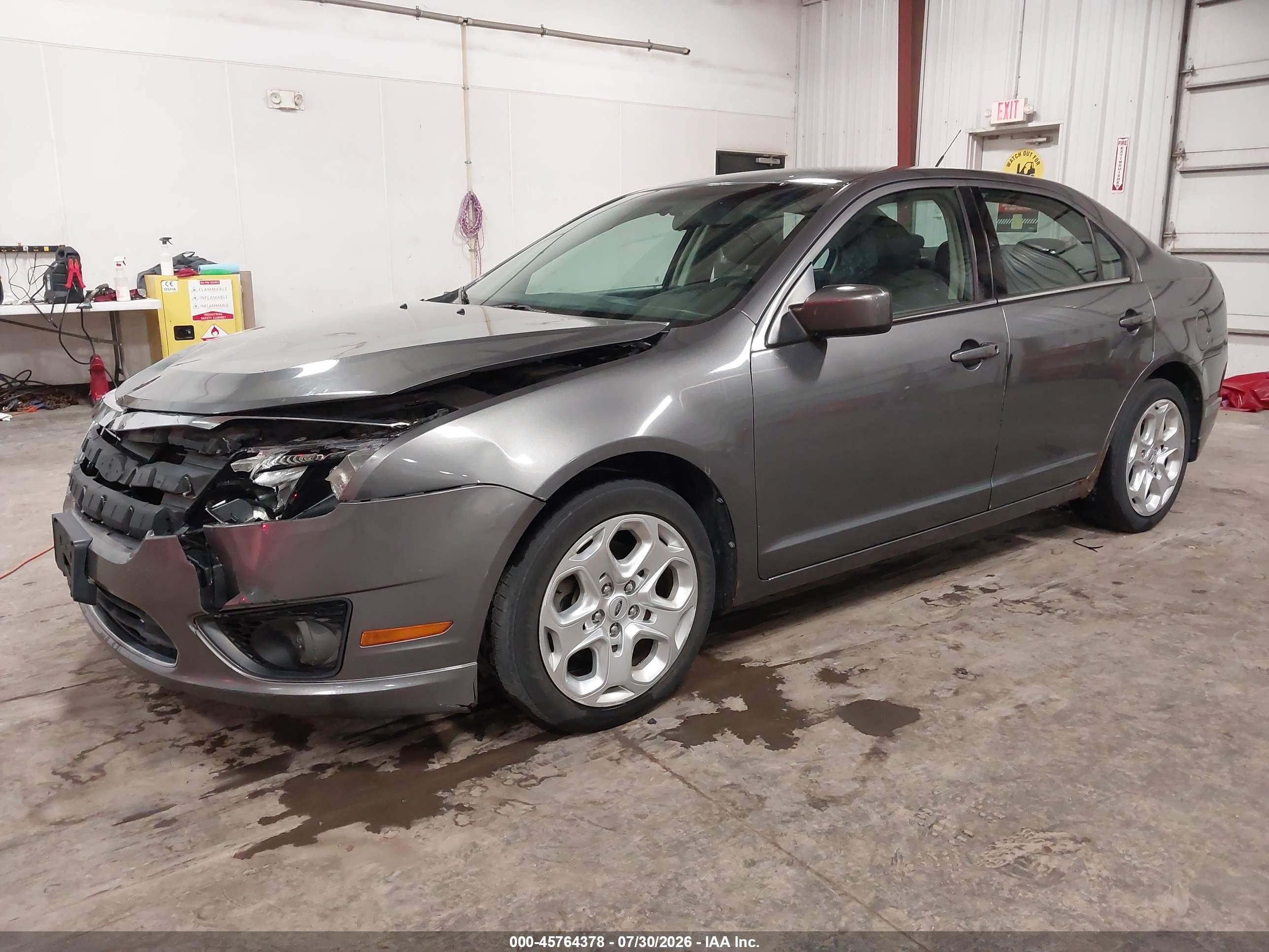 2010 Ford Fusion Se Серый vin: 3FAHP0HA8AR191105