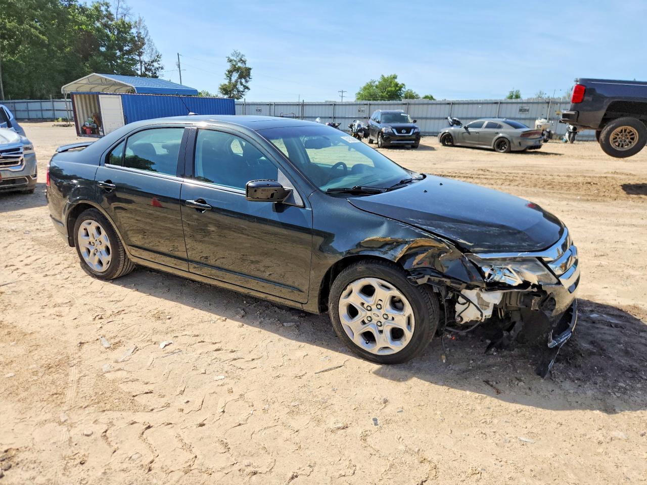 2010 Ford Fusion Se Black vin: 3FAHP0HA8AR232378