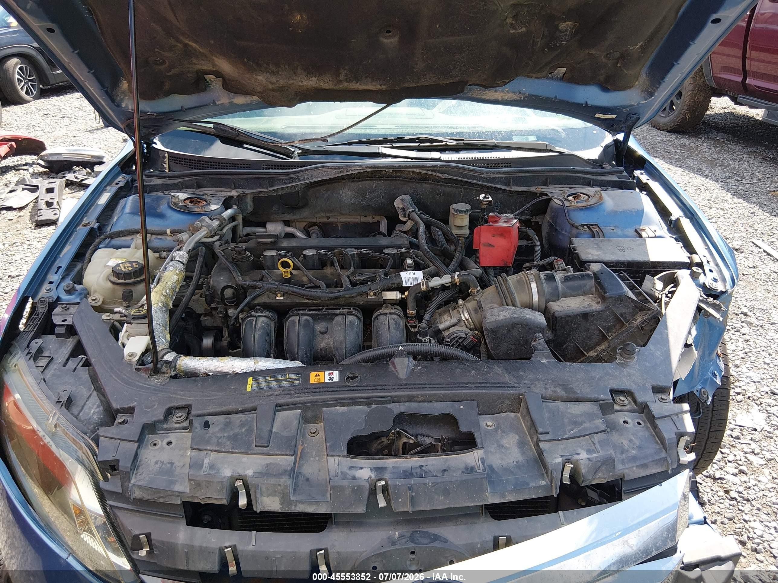 2010 Ford Fusion Se Синий vin: 3FAHP0HA8AR247267