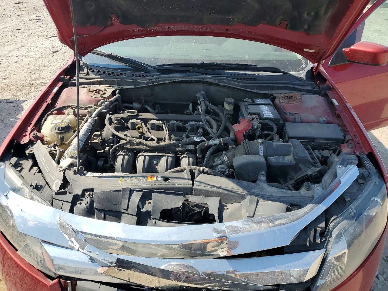 2010 Ford Fusion Se Red vin: 3FAHP0HA8AR249505