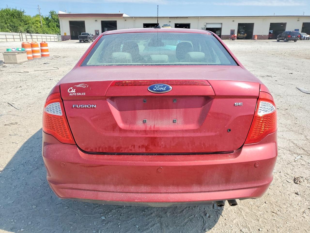 2010 Ford Fusion Se Red vin: 3FAHP0HA8AR249505