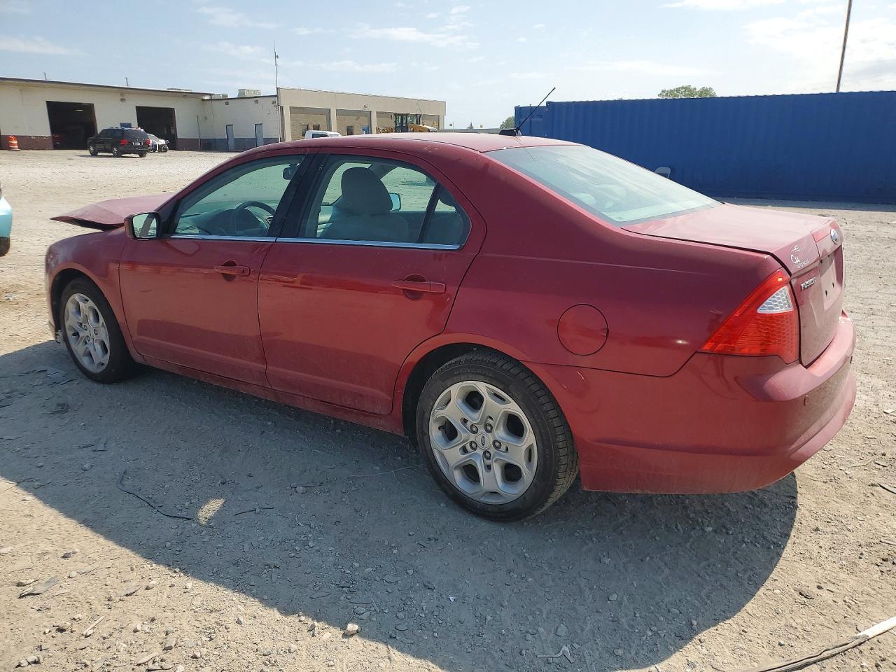 2010 Ford Fusion Se Red vin: 3FAHP0HA8AR249505