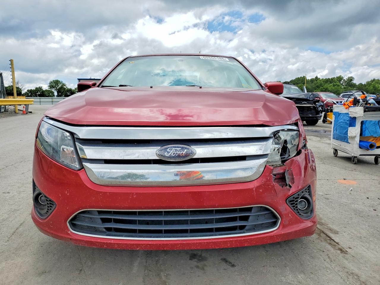 2010 Ford Fusion Se Red vin: 3FAHP0HA8AR261895