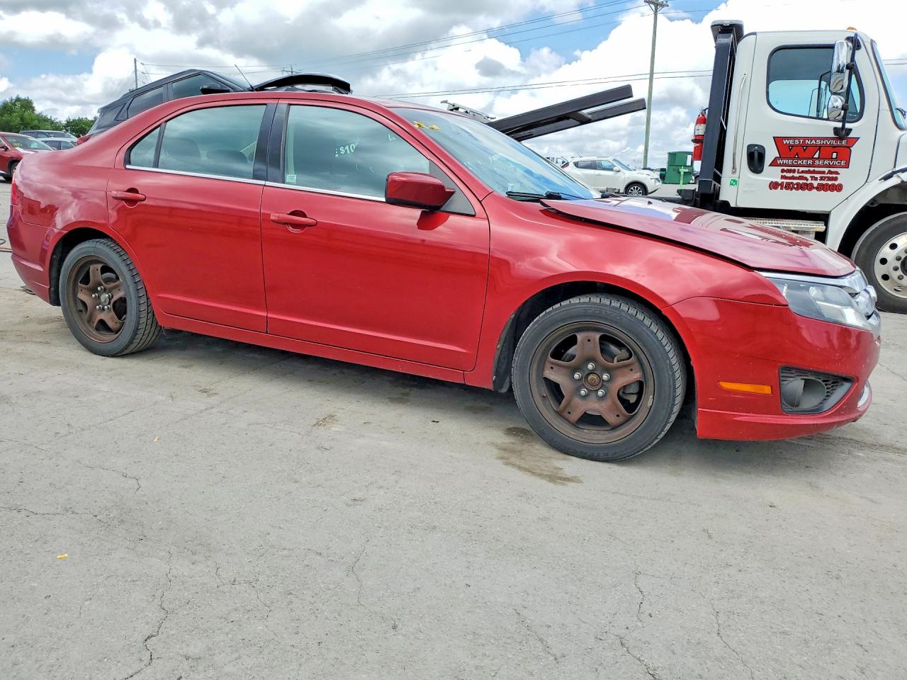 2010 Ford Fusion Se Red vin: 3FAHP0HA8AR261895