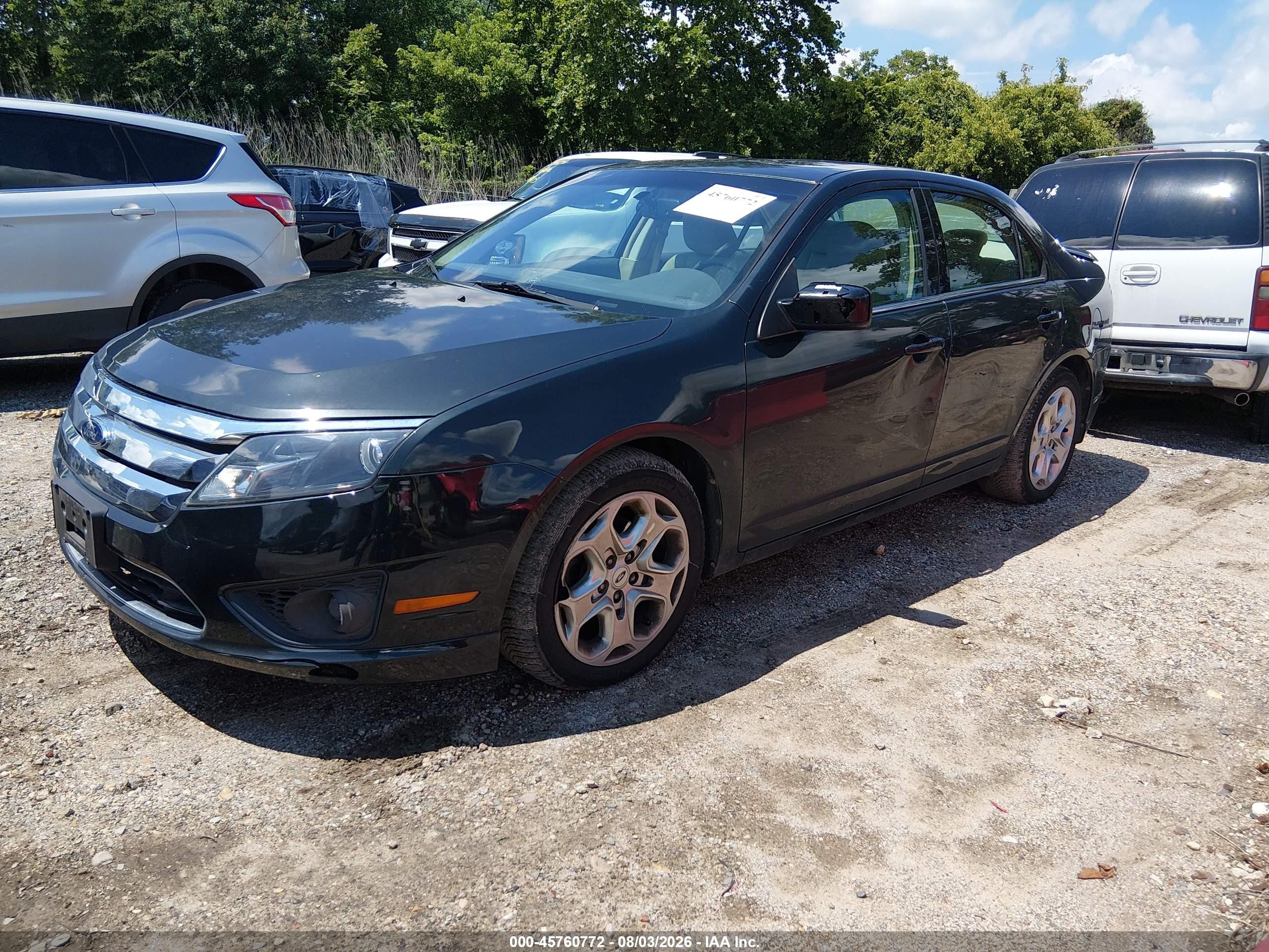 2010 Ford Fusion Se Black vin: 3FAHP0HA8AR275022