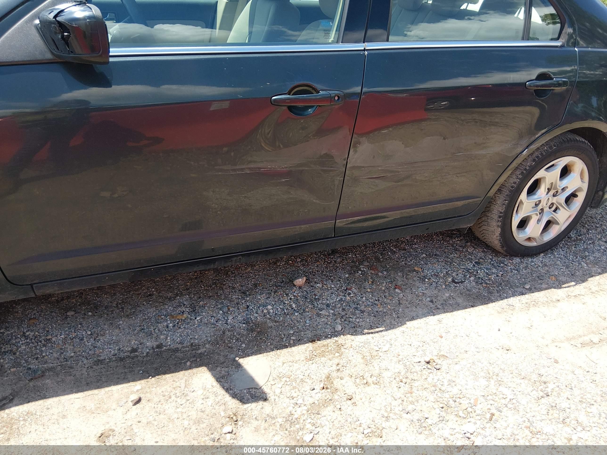 2010 Ford Fusion Se Black vin: 3FAHP0HA8AR275022