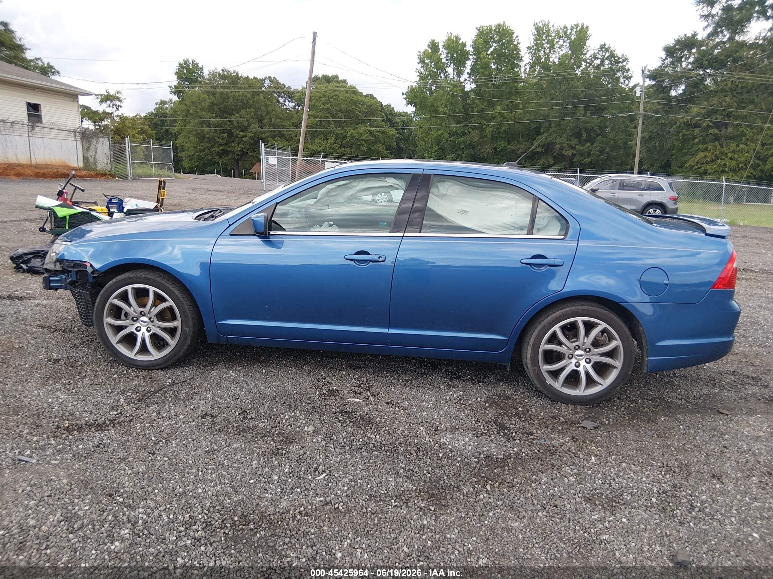 2010 Ford Fusion Se Blue vin: 3FAHP0HA8AR283931
