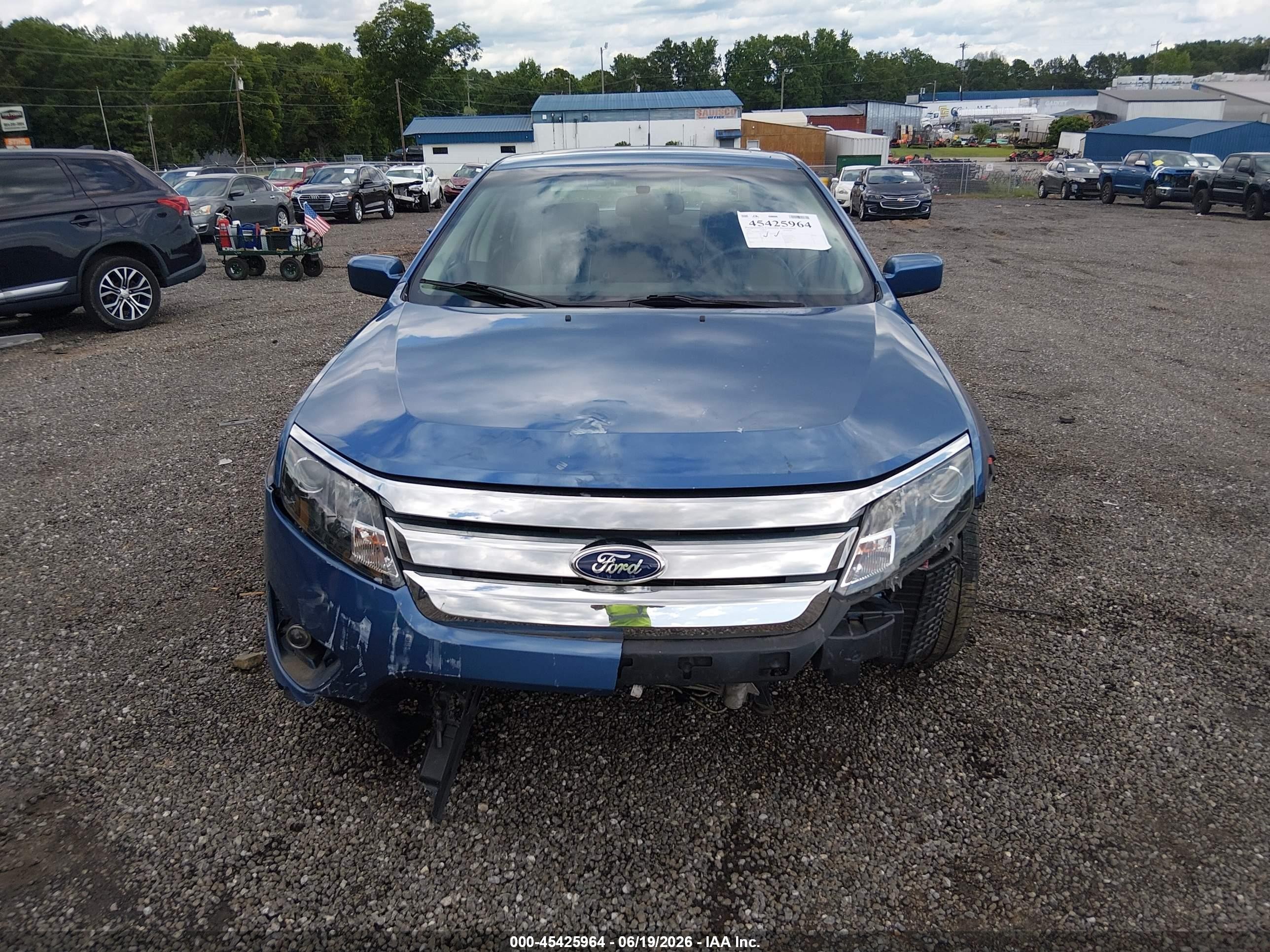 2010 Ford Fusion Se Blue vin: 3FAHP0HA8AR283931