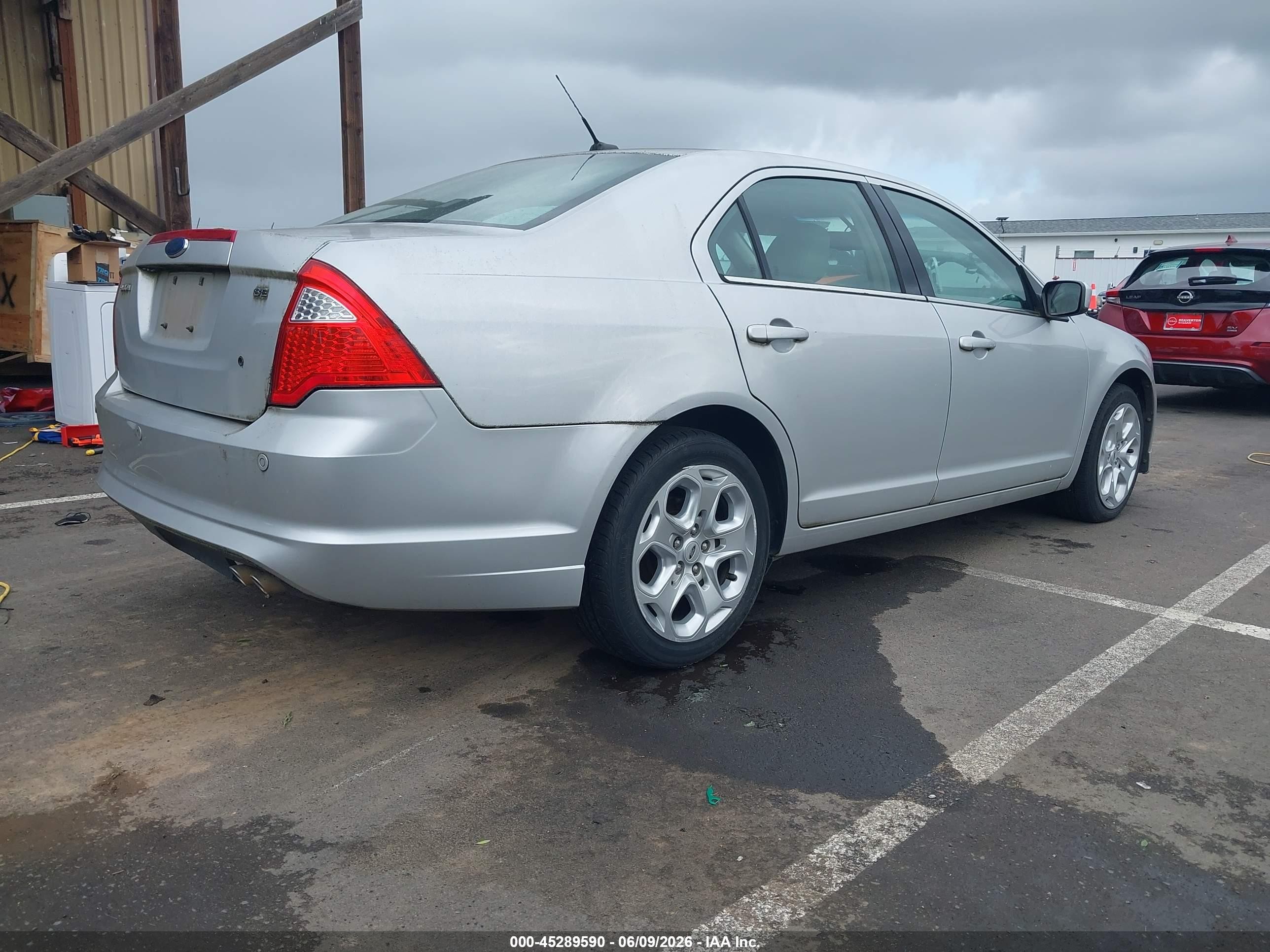2010 Ford Fusion Se Silver vin: 3FAHP0HA8AR285744